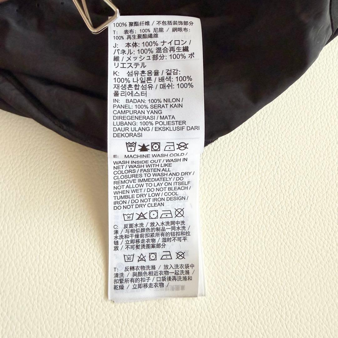 【ナイキ × サカイ】 ドッキング フーデッドブルゾン ジャケット XS 黒