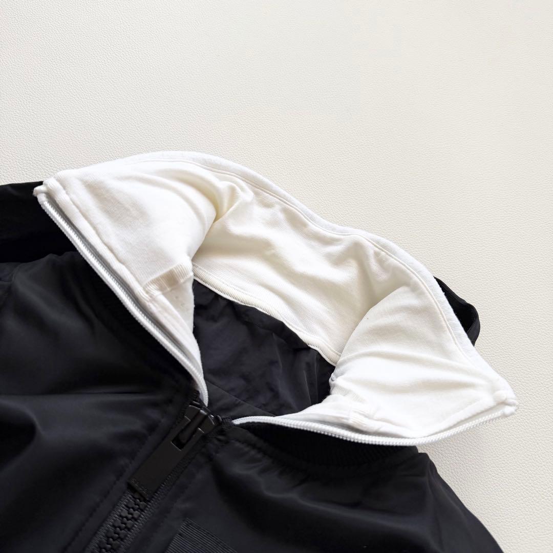 【ナイキ × サカイ】 ドッキング フーデッドブルゾン ジャケット XS 黒