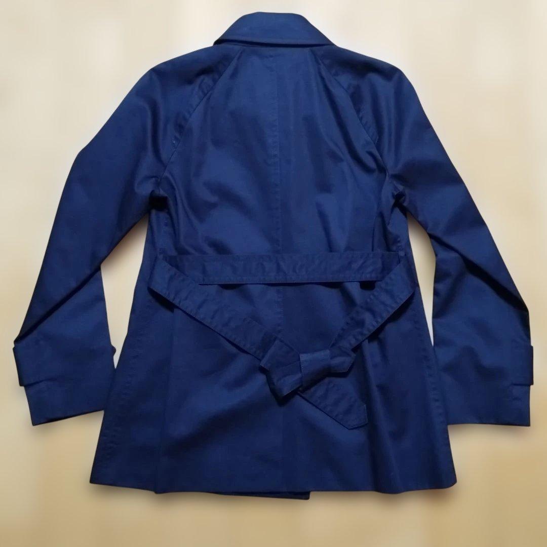 【COACH】コーチ トレンチコート/ネイビー/総柄裏地/シグネチャー/M