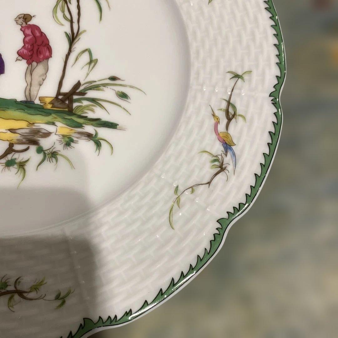 RAYNAUD花と人物の絵柄 陶磁器皿セット