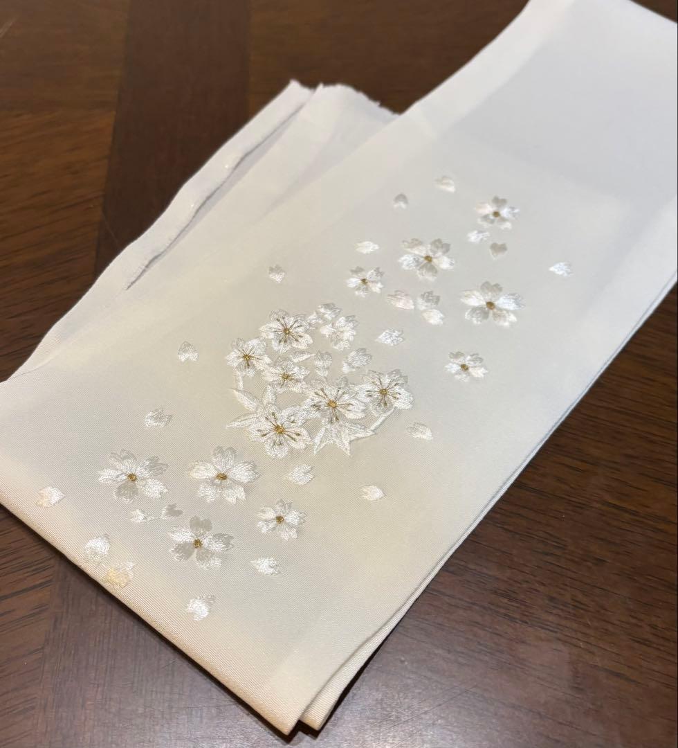 振袖 8点フルセット 白 アイボリー 金駒刺繍 正絹 成人式 卒業式