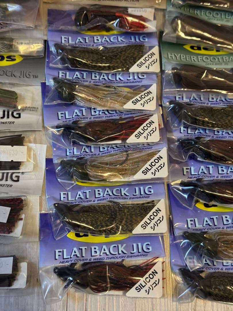 デプス　新品未開封　ラバージグ35個セット　ポーチおまけ