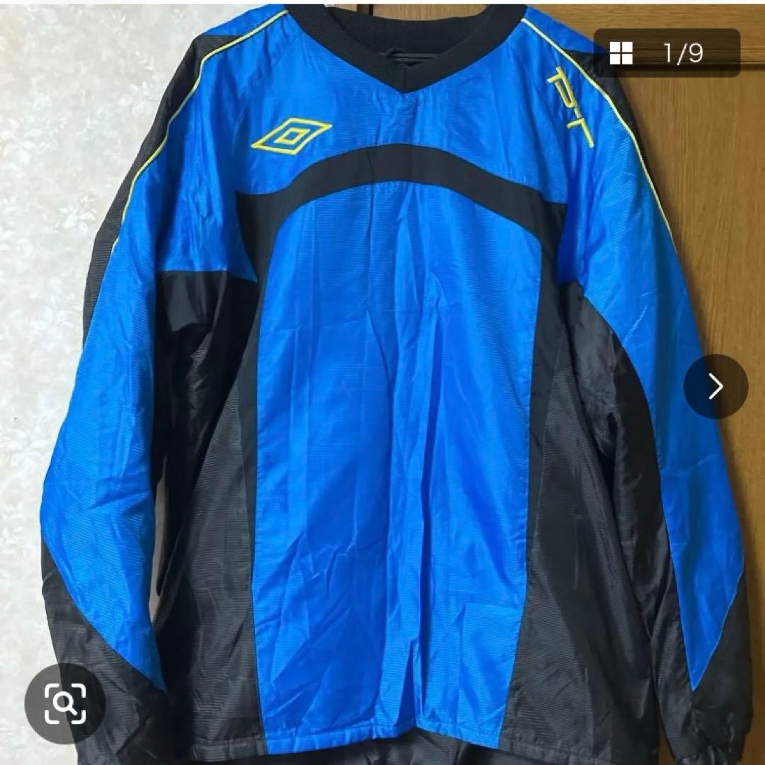 ピステ　サッカー　中綿あり　ブルー　ブラック