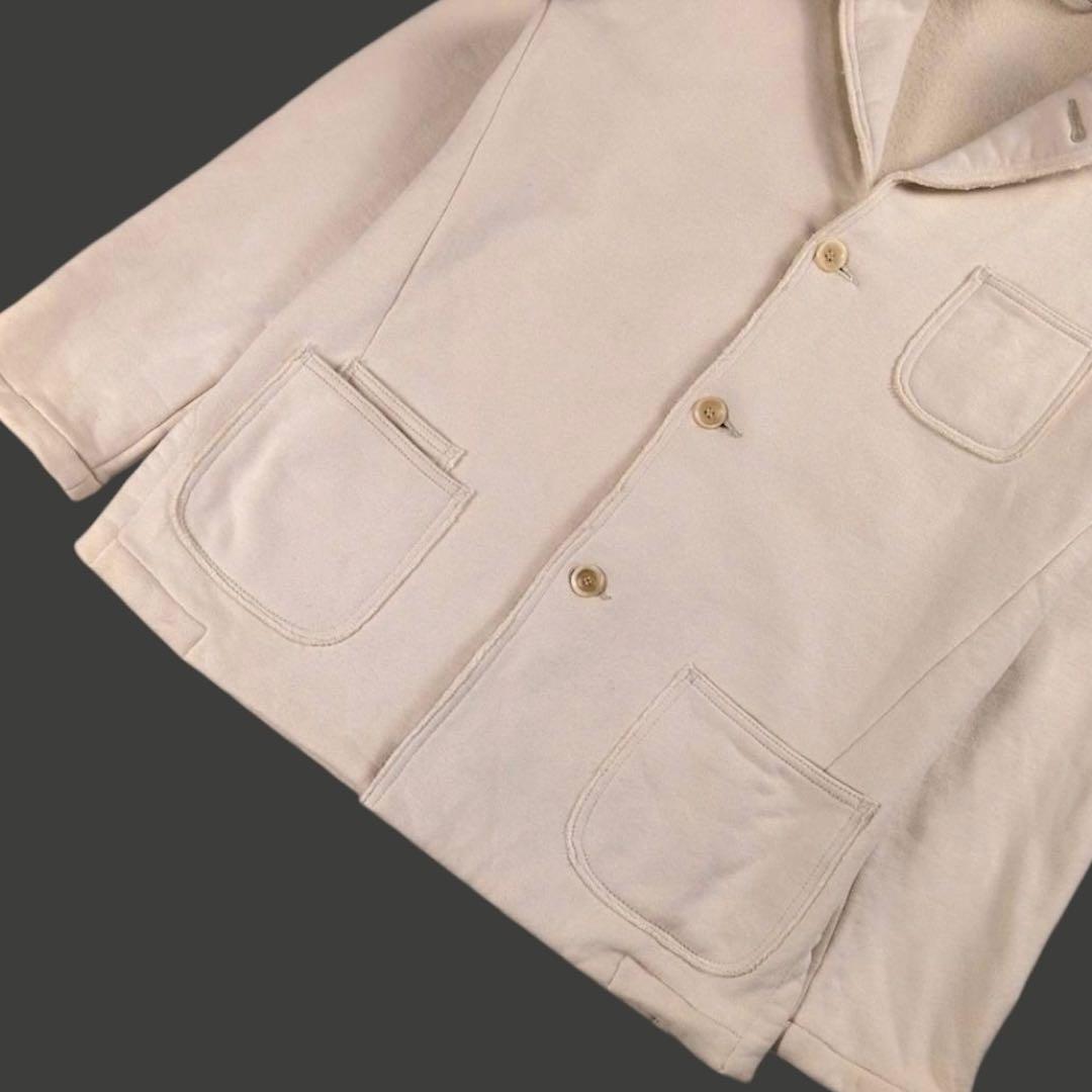 現行✨45R 裏起毛 スウェットジャケット コットン 洗える R刺繡 2Way