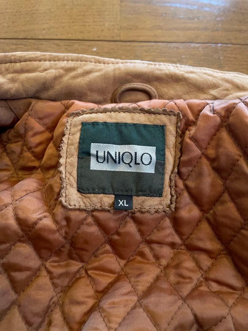 【80s】OLD UNIQLO レザージャケット ヴィンテージ