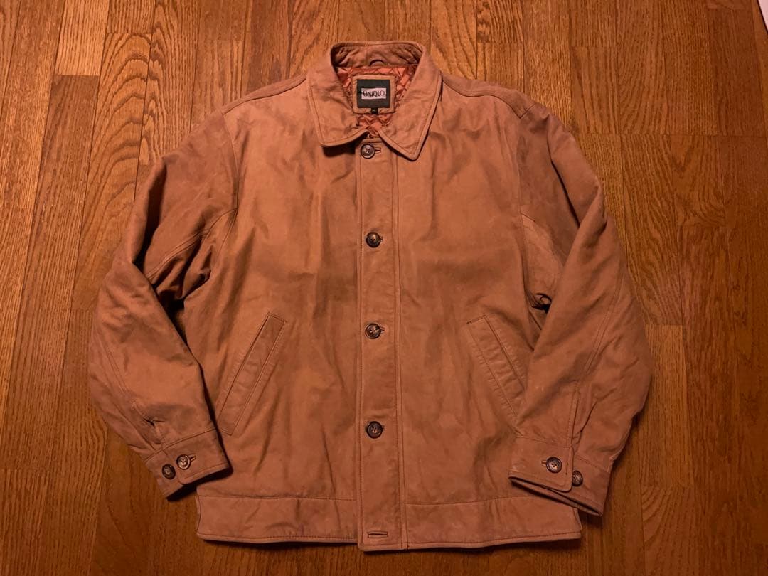 【80s】OLD UNIQLO レザージャケット ヴィンテージ
