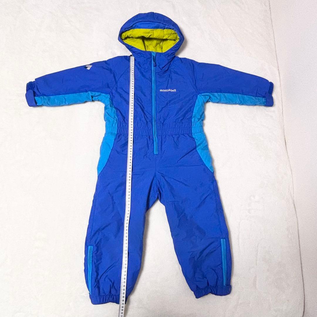 【美品】 mont-bell パウダーカバーオールキッズ　100cm モンベル