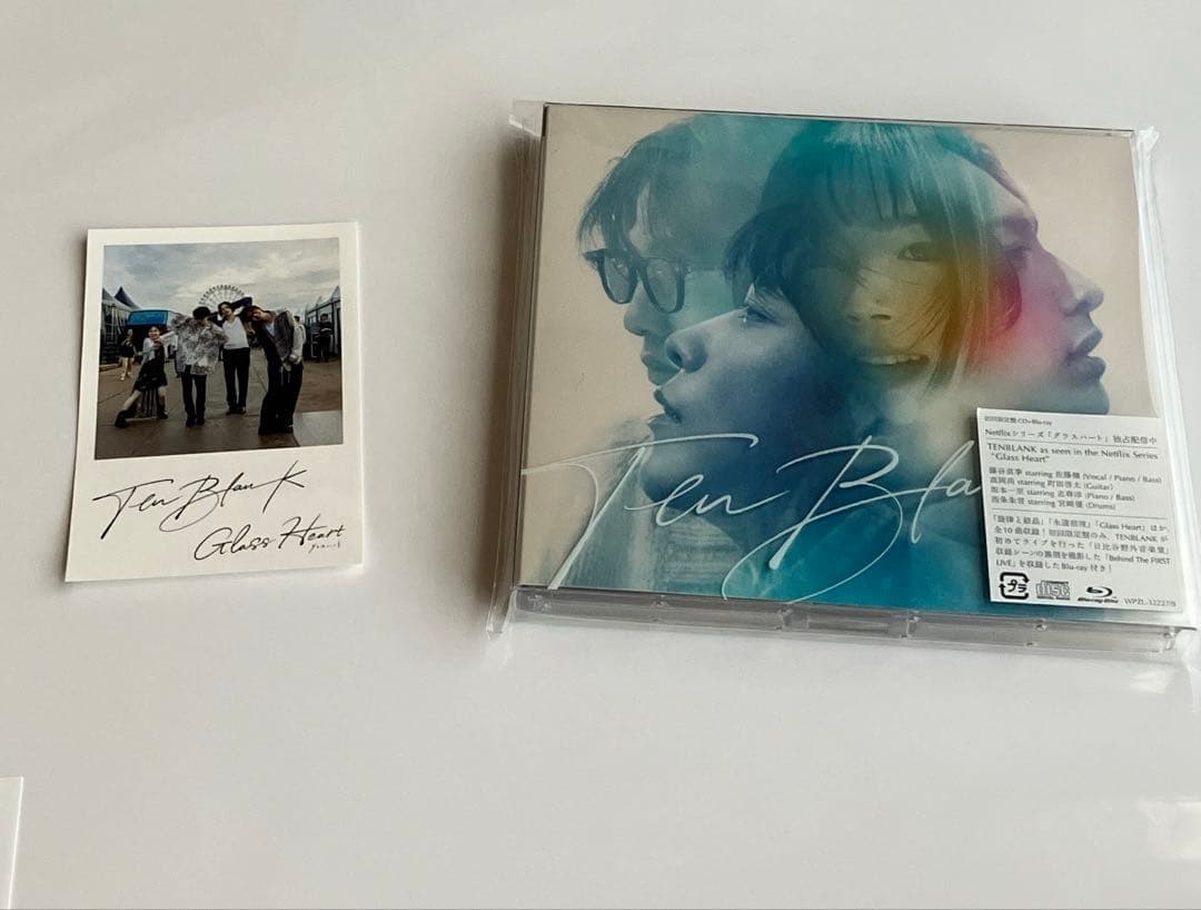 TENBLANK Glass Heart CD ポストステッカー&ボックス付き