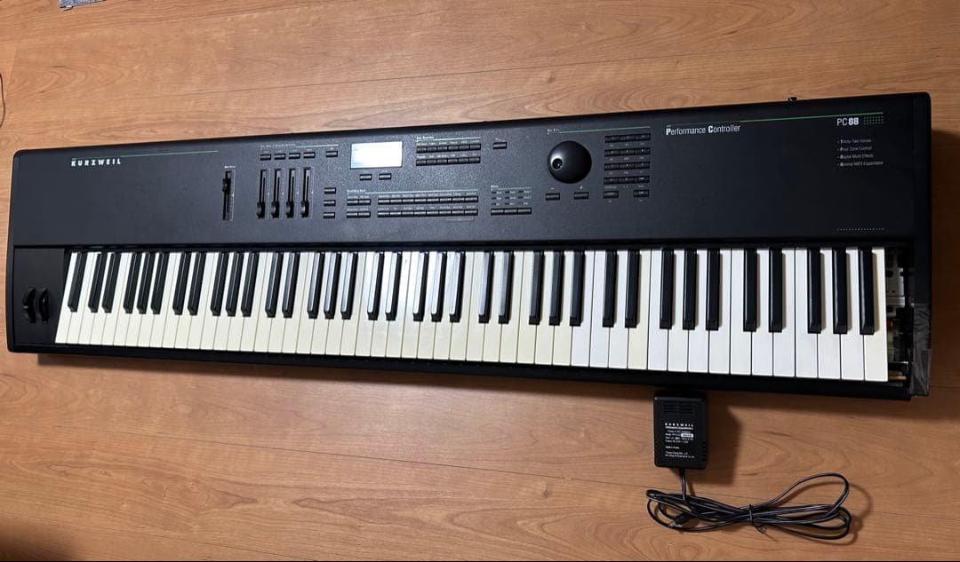 【ラスト！ジャンク】禁煙　Kurzweil PC88 87鍵シンセサイザー