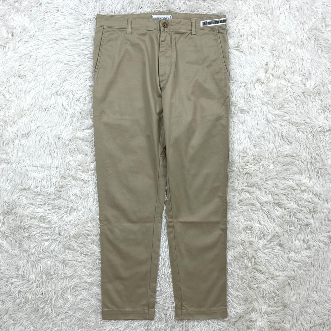 新品☆UNIVERSAL PRODUCTS テーパード チノ パンツ チノパン