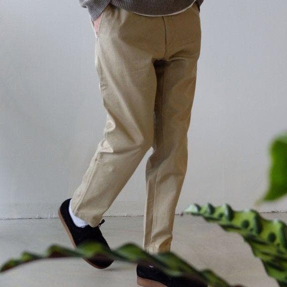 新品☆UNIVERSAL PRODUCTS テーパード チノ パンツ チノパン