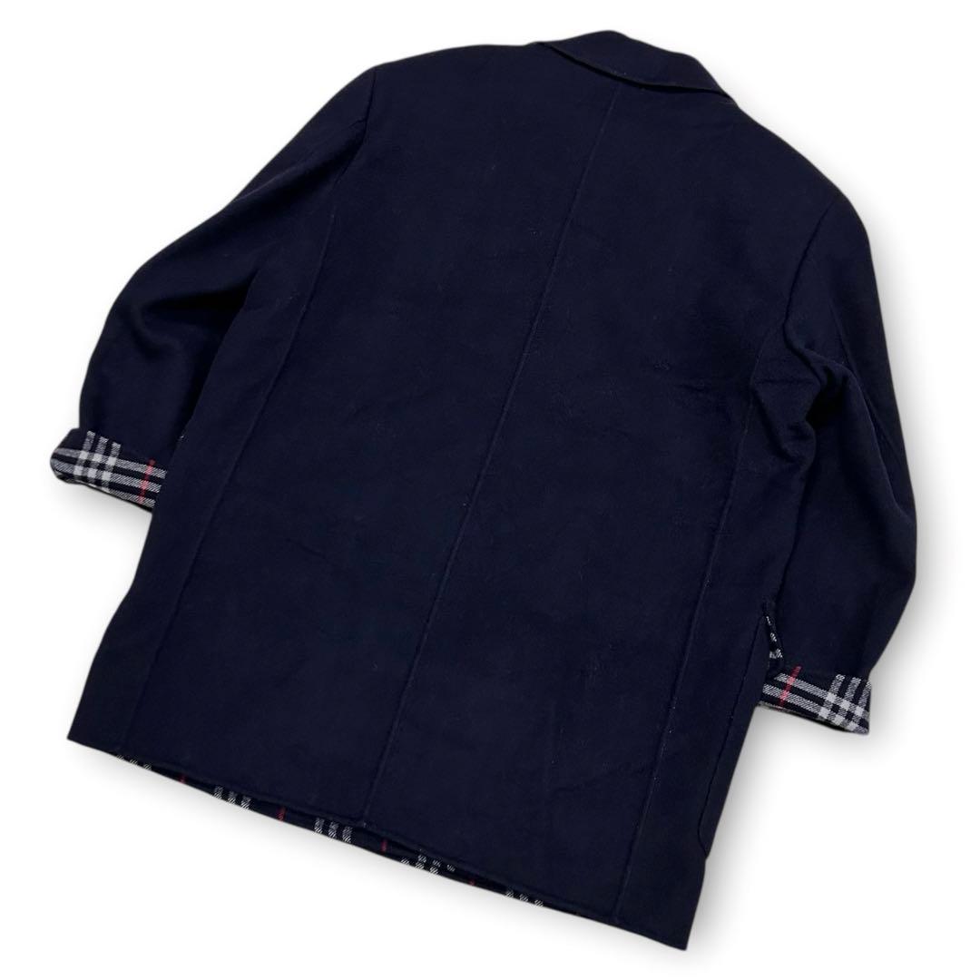 90s Burberrys ノバチェック バーバリー Pコート ウールジャケット