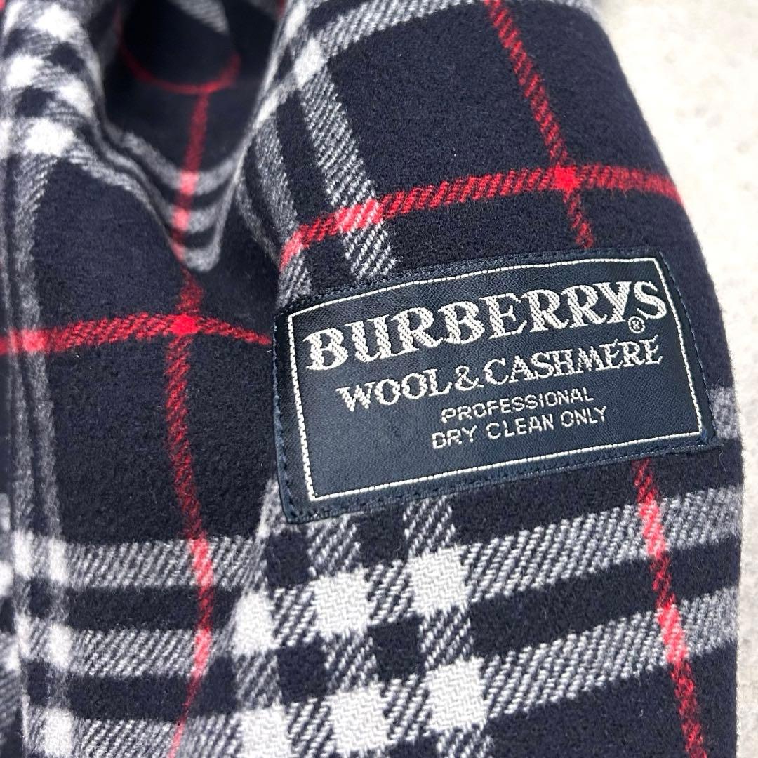 90s Burberrys ノバチェック バーバリー Pコート ウールジャケット