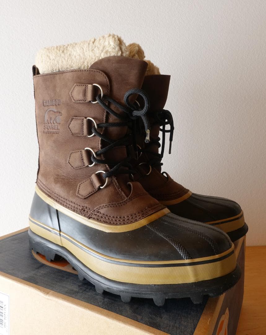 【貴重】旧ロゴ SOREL ソレル カリブー 27cm 元箱付き