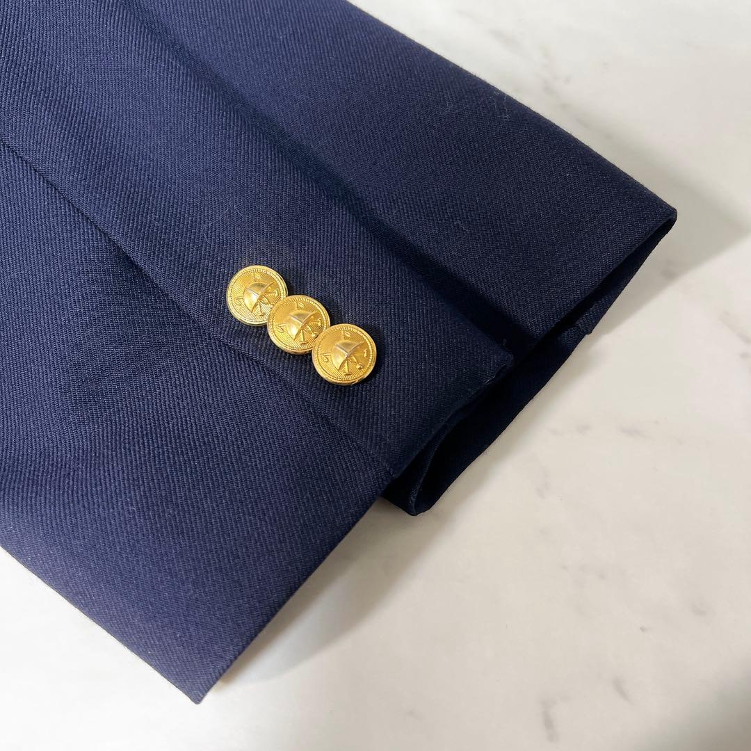 ラルフローレン キッズフォーマル セットアップ ダブル 紺ブレ 金ボタン 120