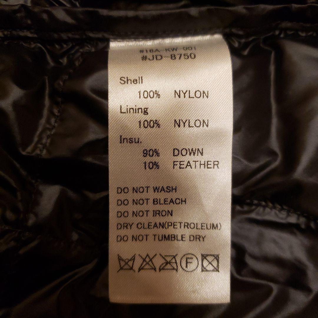 DANTON 黒 ダウンベスト サイズ34