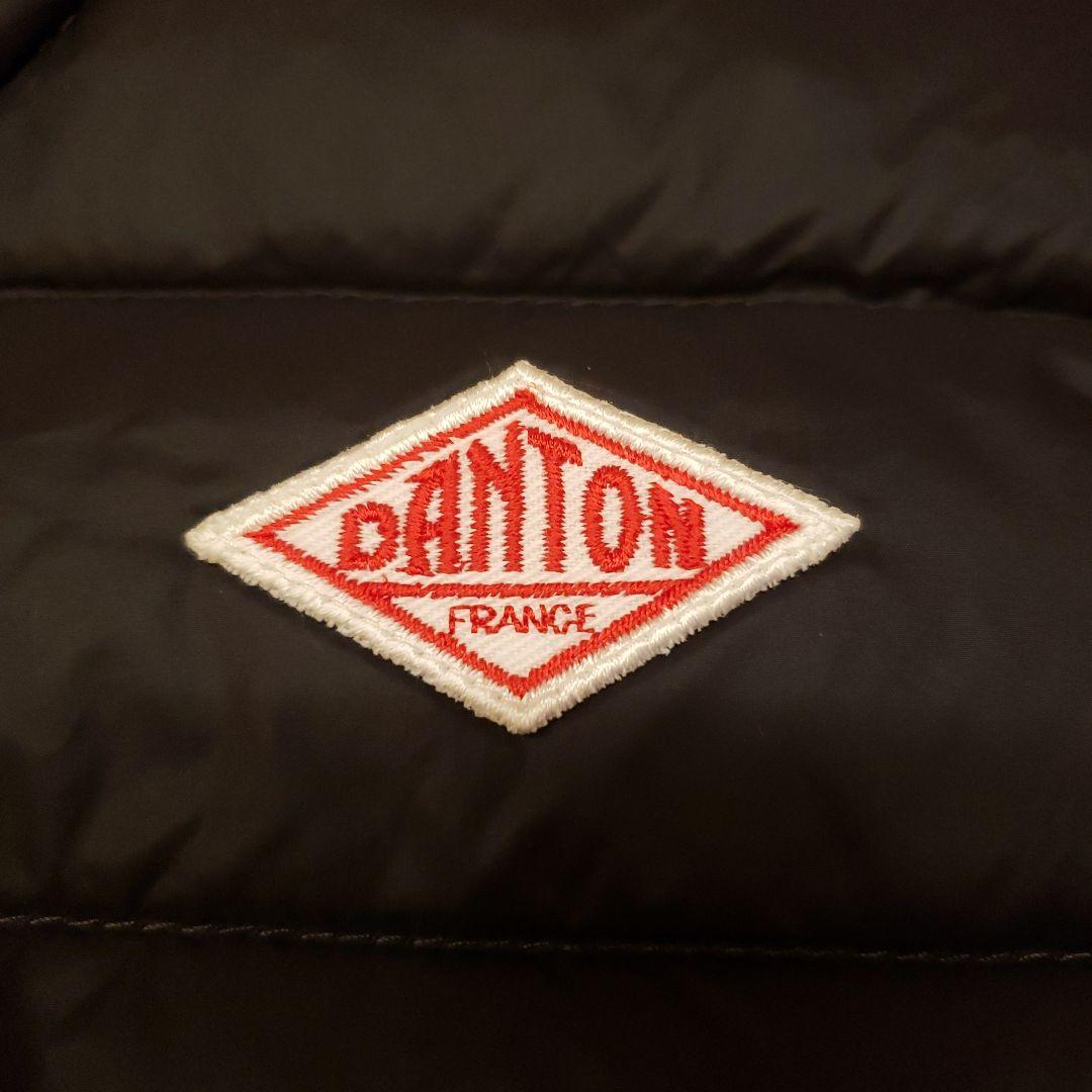DANTON 黒 ダウンベスト サイズ34