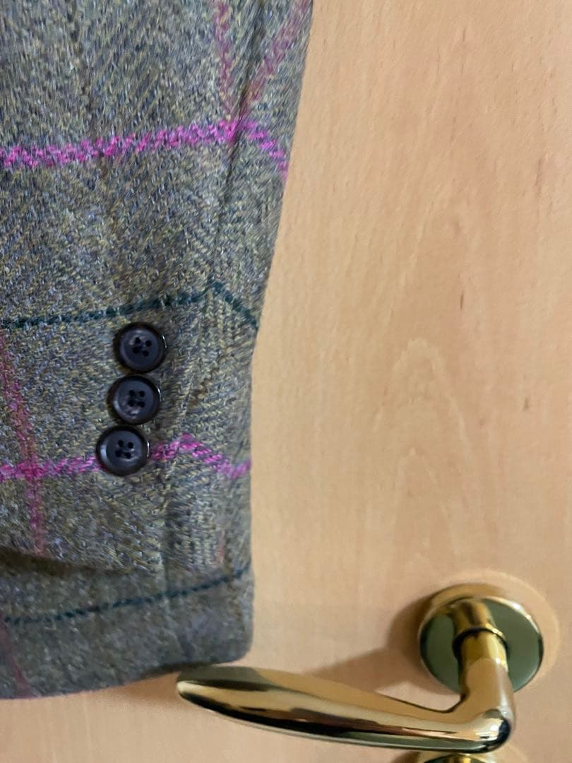 美品　D.C. WHITE HACKING JACKET ウインドウペン/46