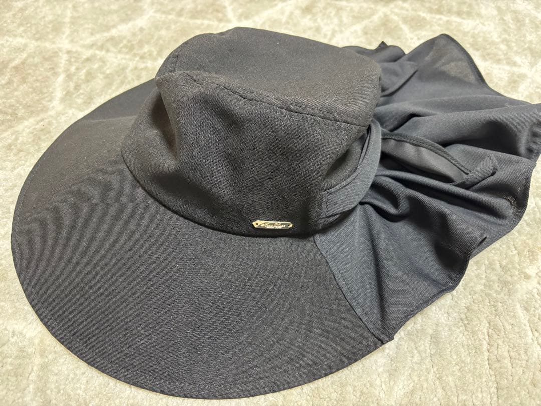 芦屋ロサブラン　帽子　Mサイズ　シャンブレーギャザーハット
