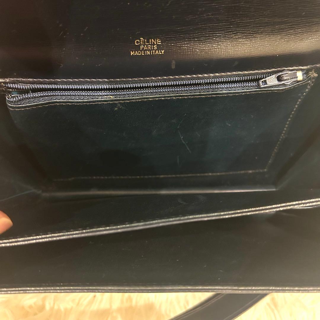 CELINE セリーヌ ショルダーバッグ ホースビット 馬車金具 ブラック