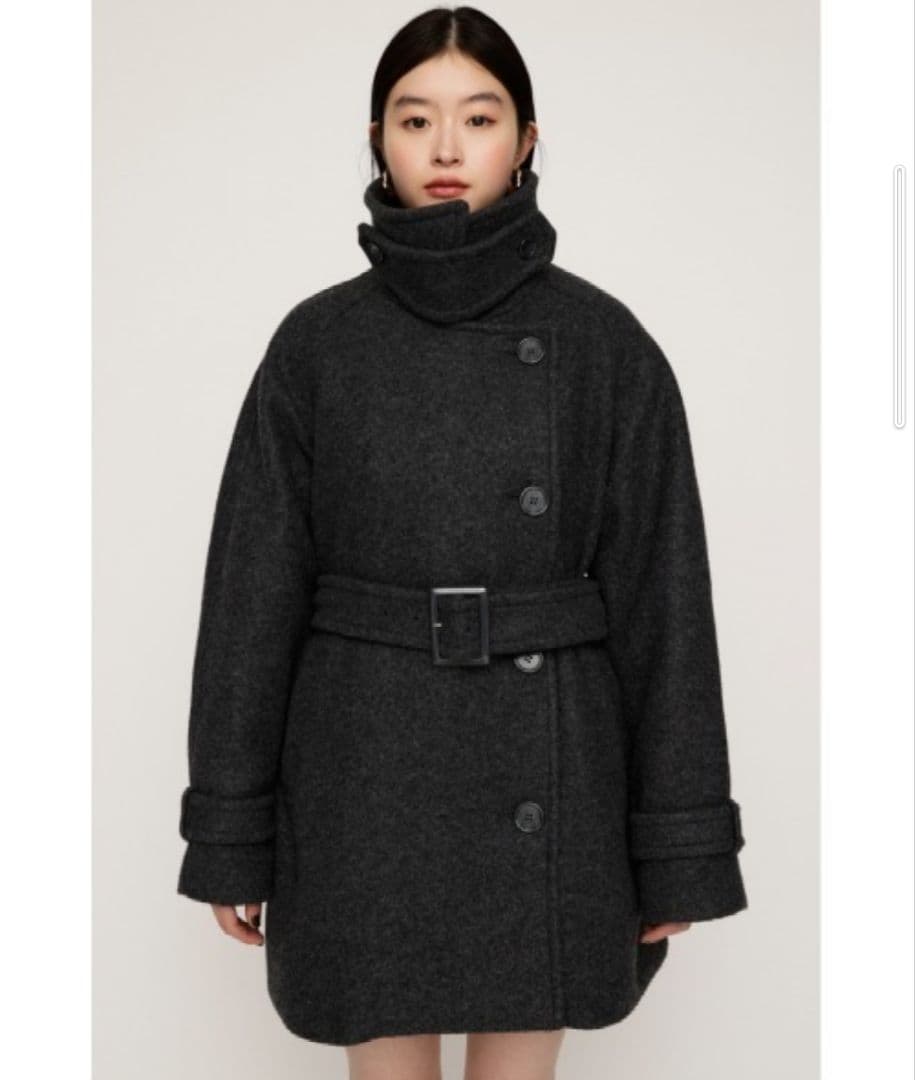 スタンドネック ミディコート - SLY