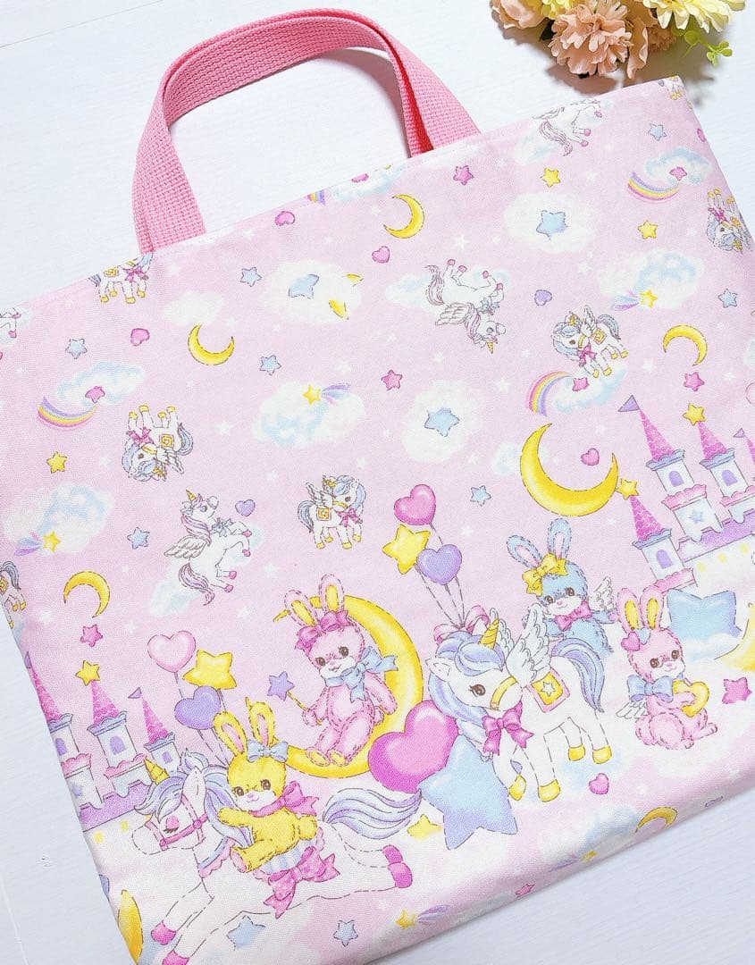 レッスンバッグ ʚ♥ɞ 上履き入れ　体操着袋　給食袋　ハンドメイド　入園入学