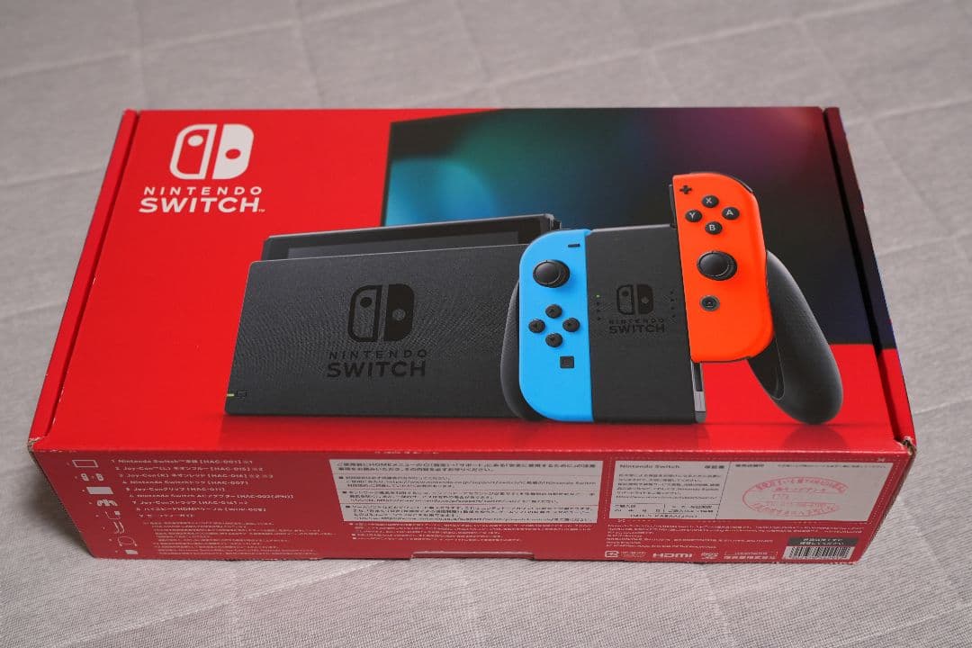 【中古】Nintendo Switch 青/赤 本体 HAD-S-KABAA