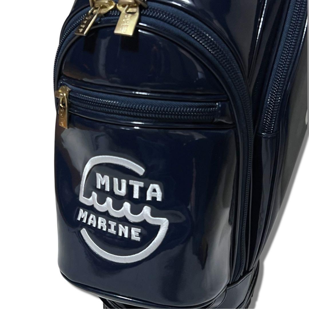 美品 限定 希少 ムータマリン スタンド キャディバッグ 刺繍 エナメル ゴルフ