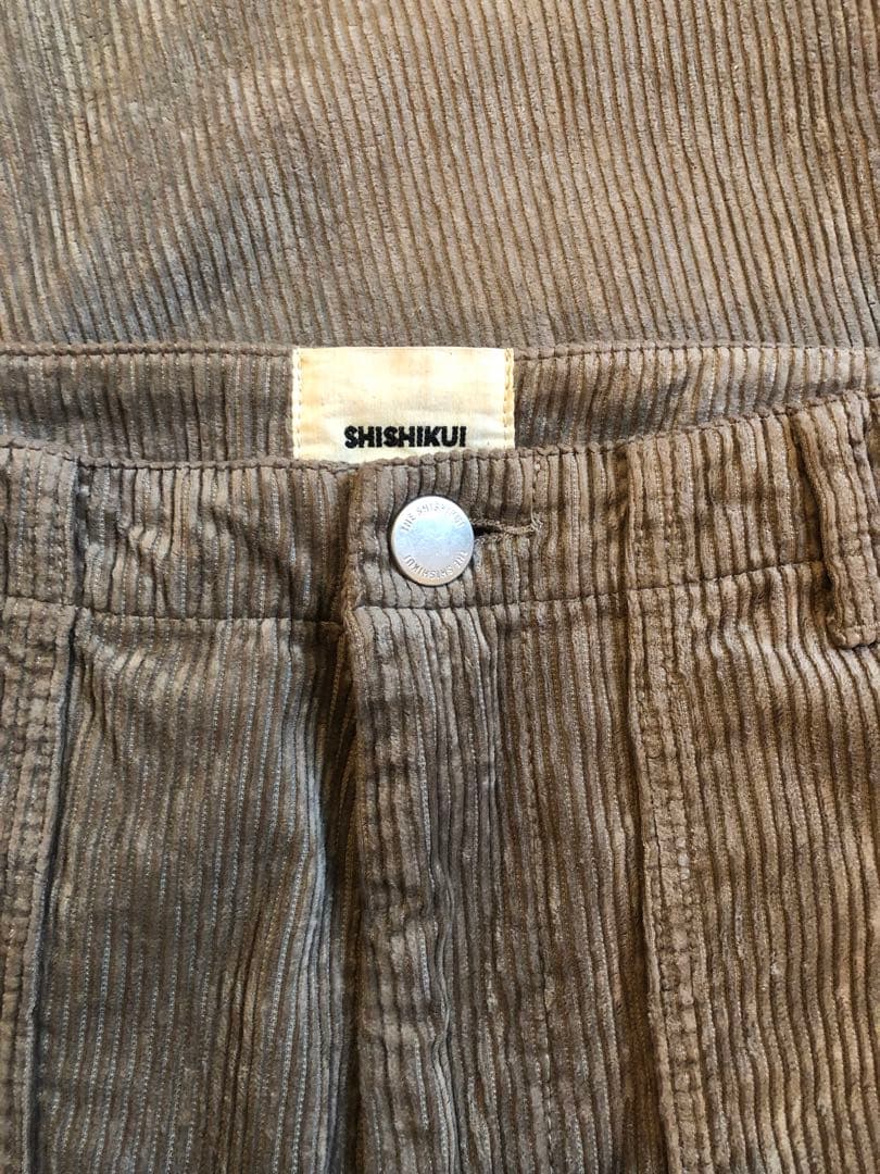パンツ 32 SHISHIKUI CORDUROY BAKER / BROWN
