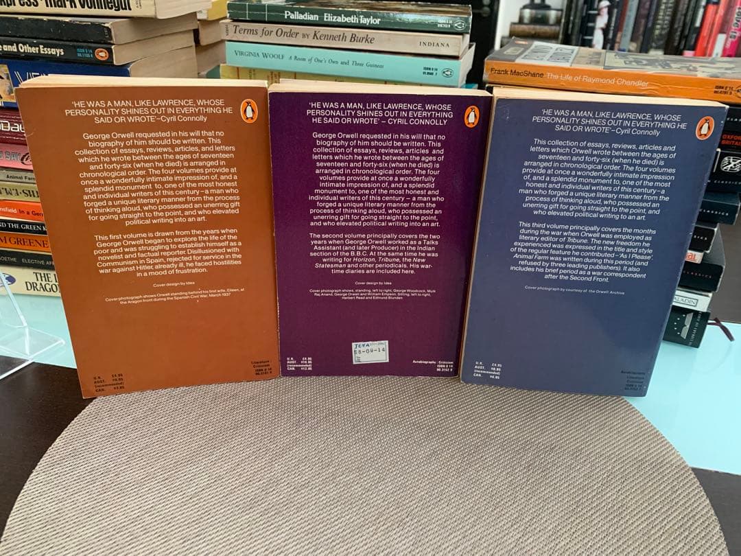 3冊セットe Orwell Collected Essays…