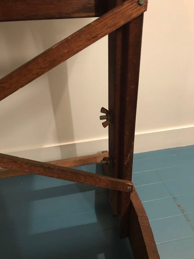 アメリカヴィンテージ木製ドラフティングテーブル　アンティーク製図台