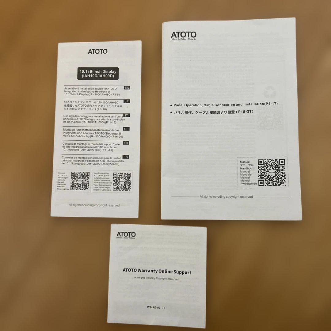 ATOTO A6G209PF 9インチインダッシュナビ