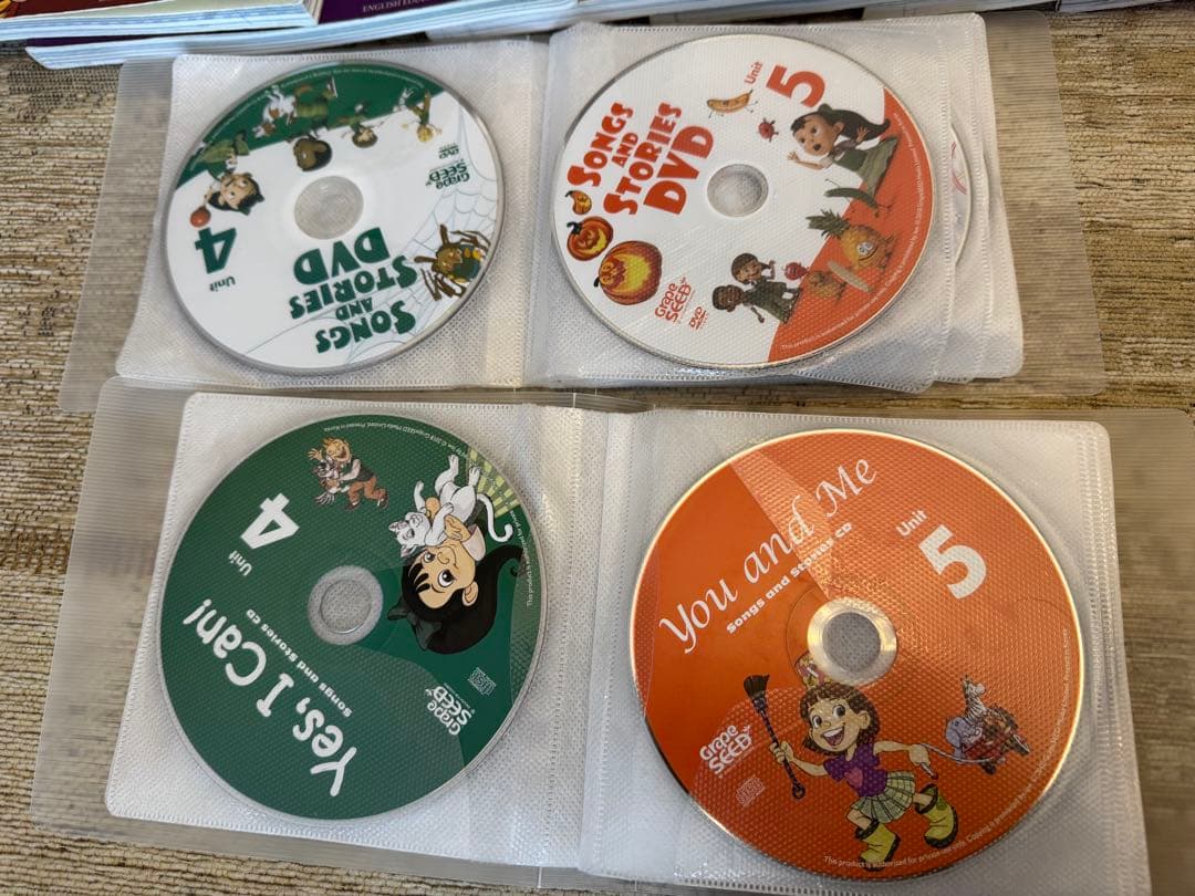 グレープシード　grapeSEED 英語教材　1〜16 CD.DVDセット