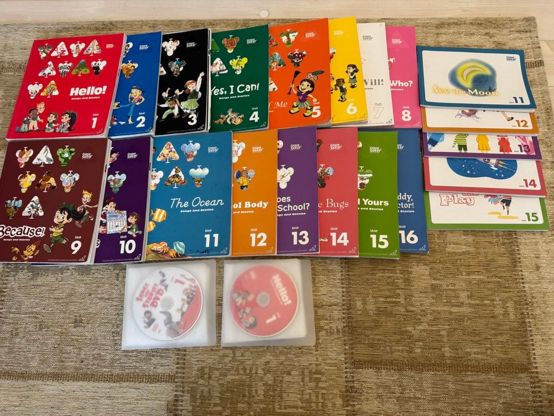 グレープシード　grapeSEED 英語教材　1〜16 CD.DVDセット