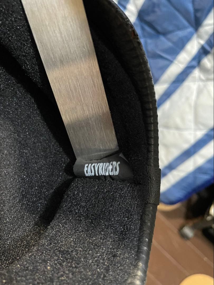 イージーライダース　ハーフヘルメット　ダックテール　ブラック