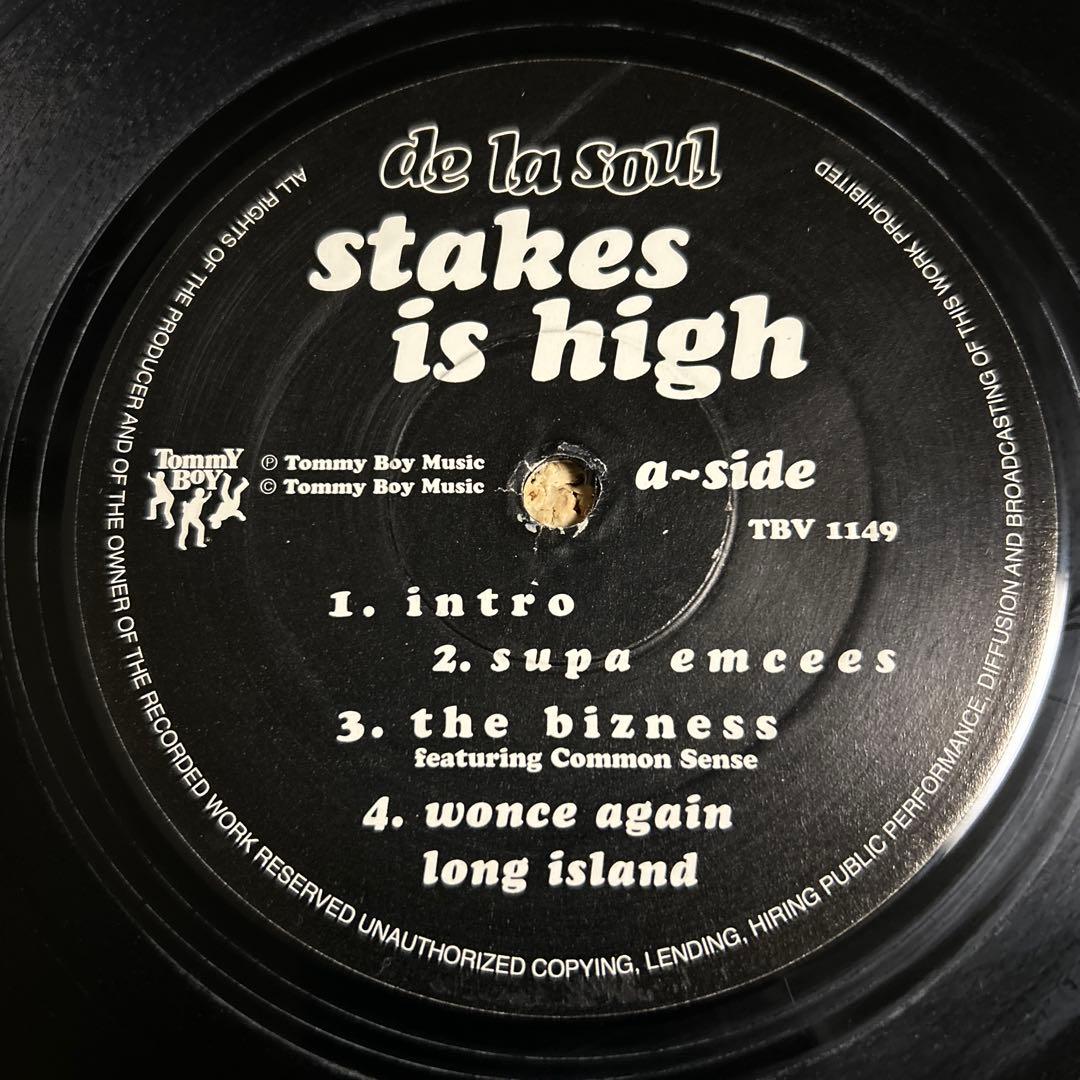 de la soul stakes is high アナログレコード