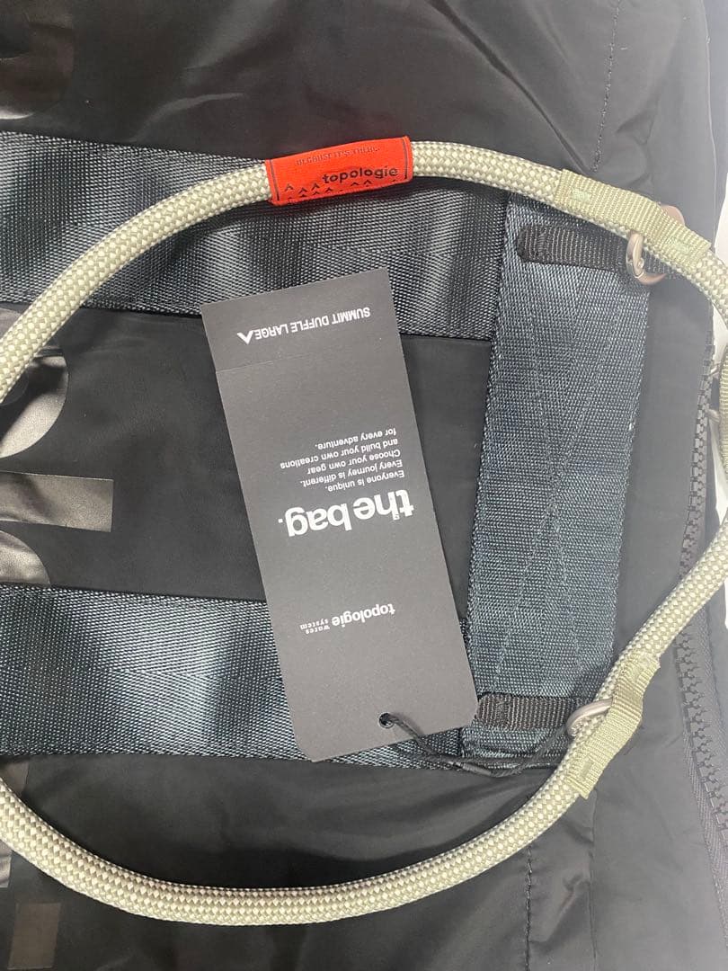 Topologie トポロジー ボストンバッグ 大容量トートバッグ　ブラック