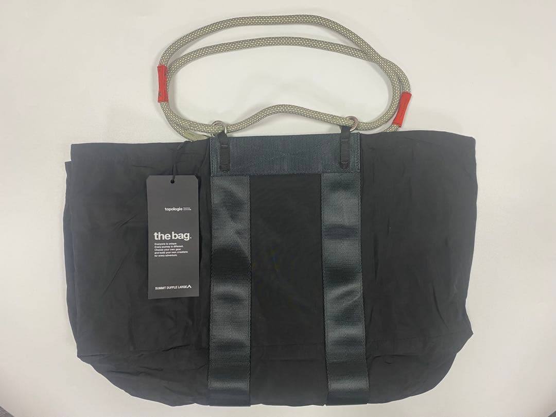 Topologie トポロジー ボストンバッグ 大容量トートバッグ　ブラック