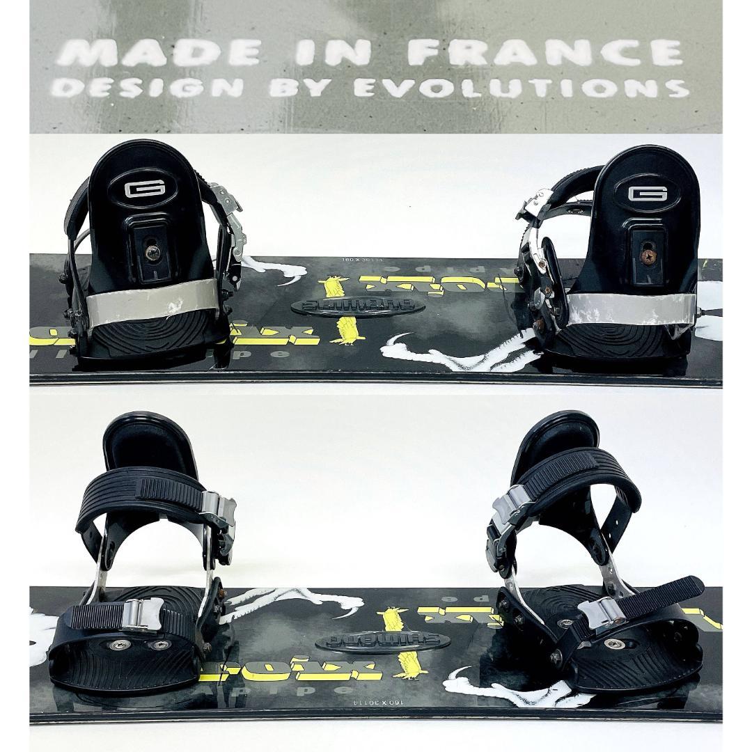 Lacroix 160cm フランス製 スノーボードセット バイン付き