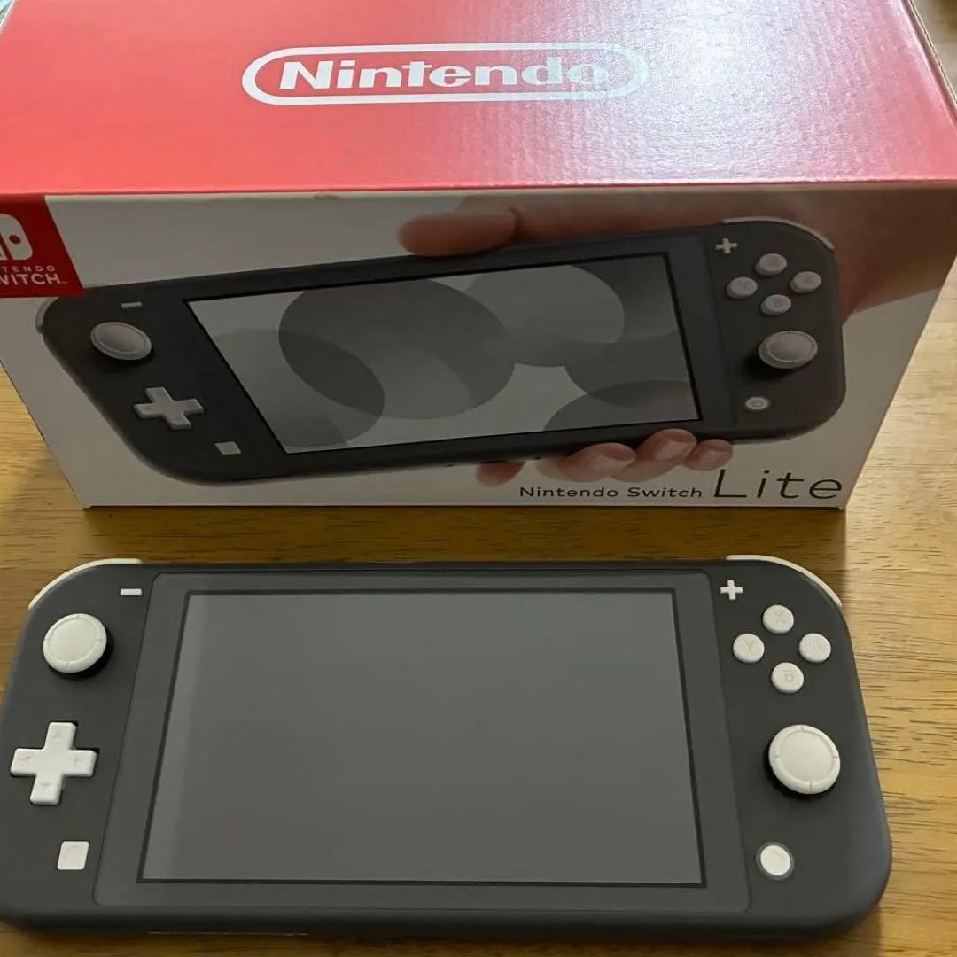 【箱・充電器あり】Nintendo Switch Lite グレー