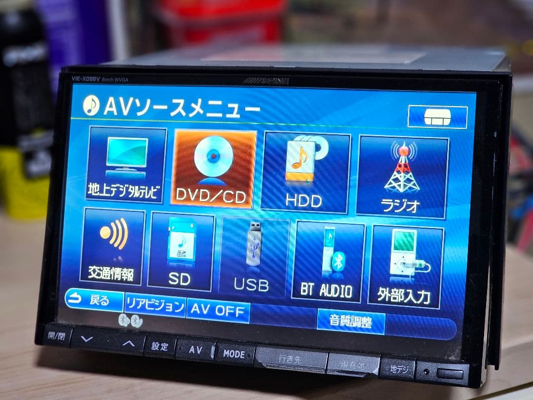 ALPINE/アルパイン VIE-XO88V 8inch WVGA カーナビ