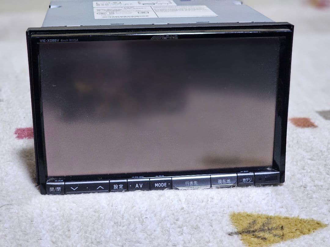 ALPINE/アルパイン VIE-XO88V 8inch WVGA カーナビ