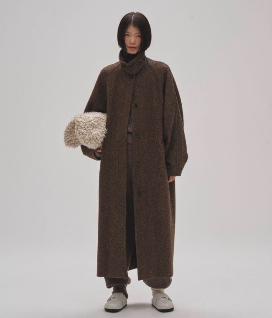 TODAYFUL Mixwool Raglan Coatサイズ38