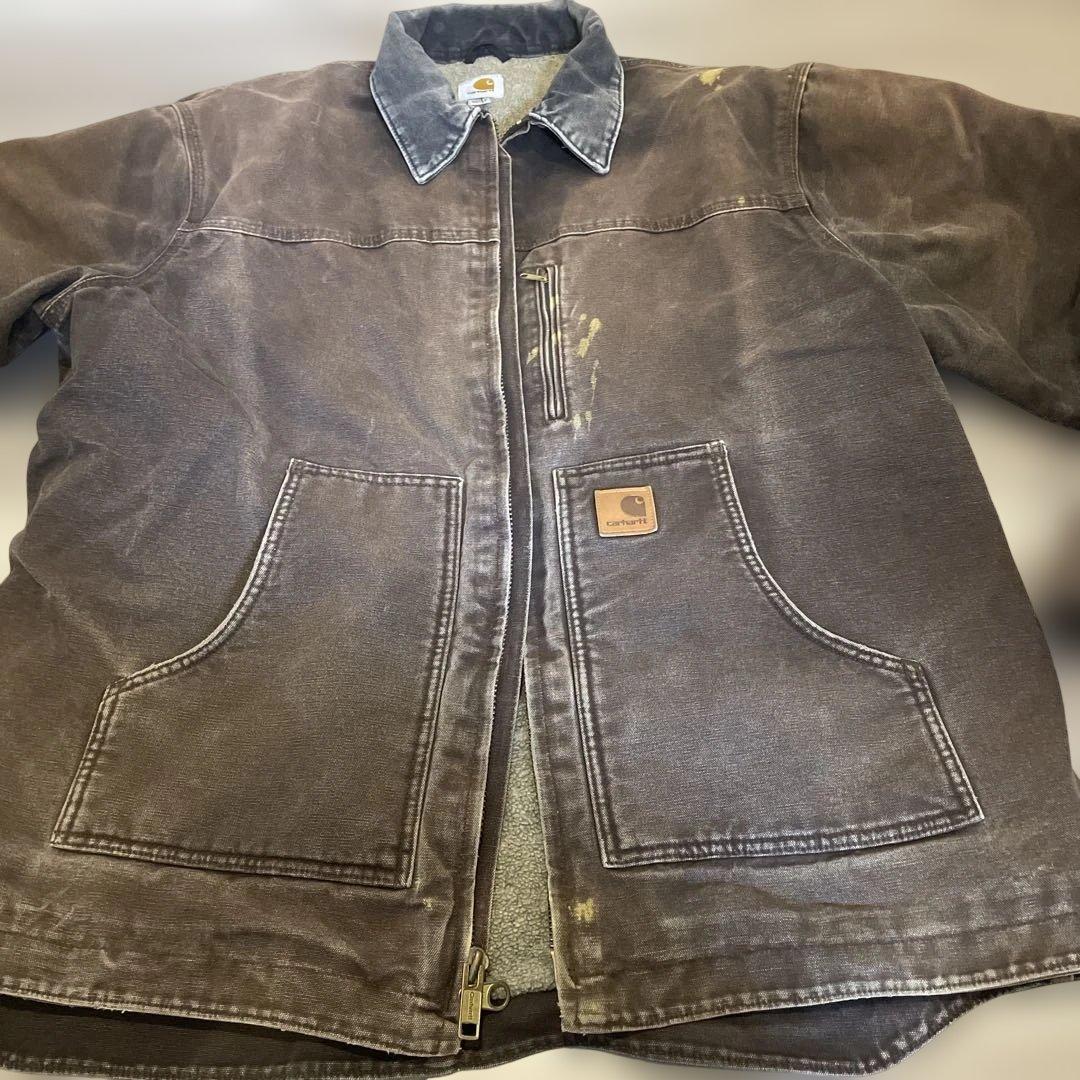 み*5様 メキシコ製Carhartt トラディショナルジャケット ダークブラウン