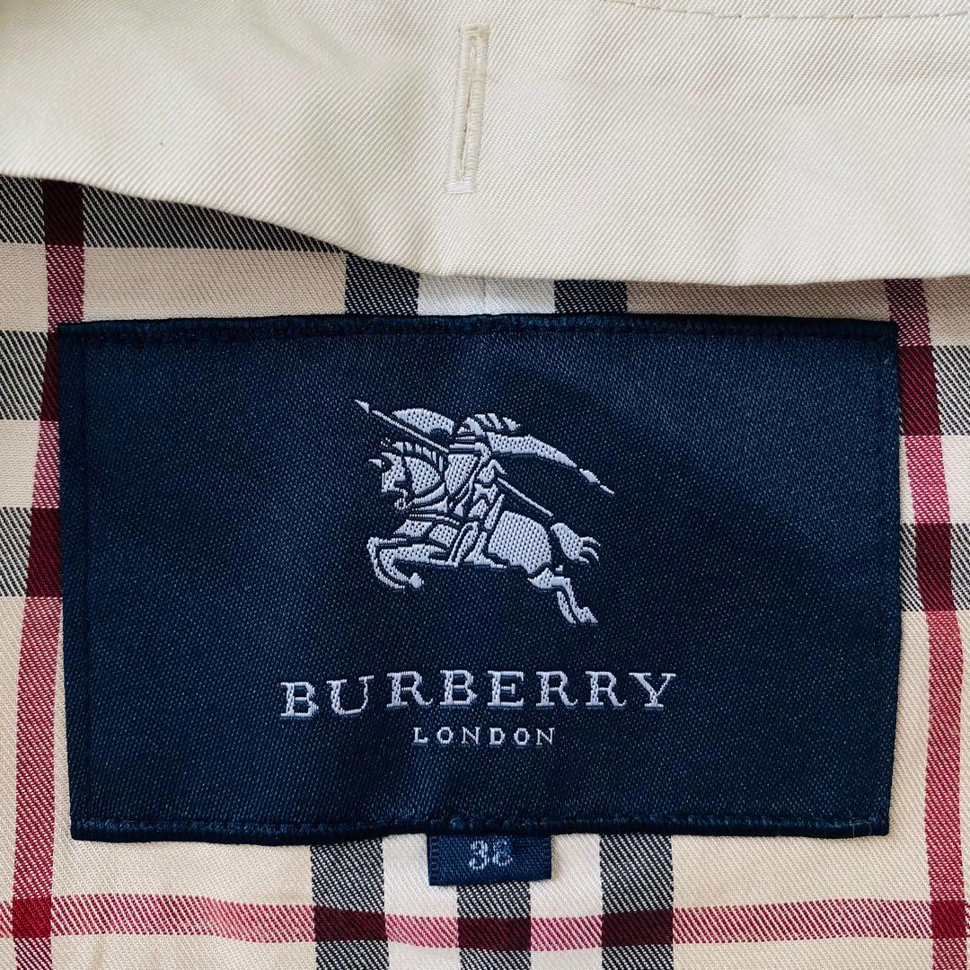 2573A バーバリー　トレンチコート裏ノバチェック38
