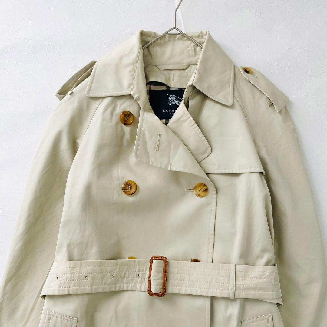 2573A バーバリー　トレンチコート裏ノバチェック38