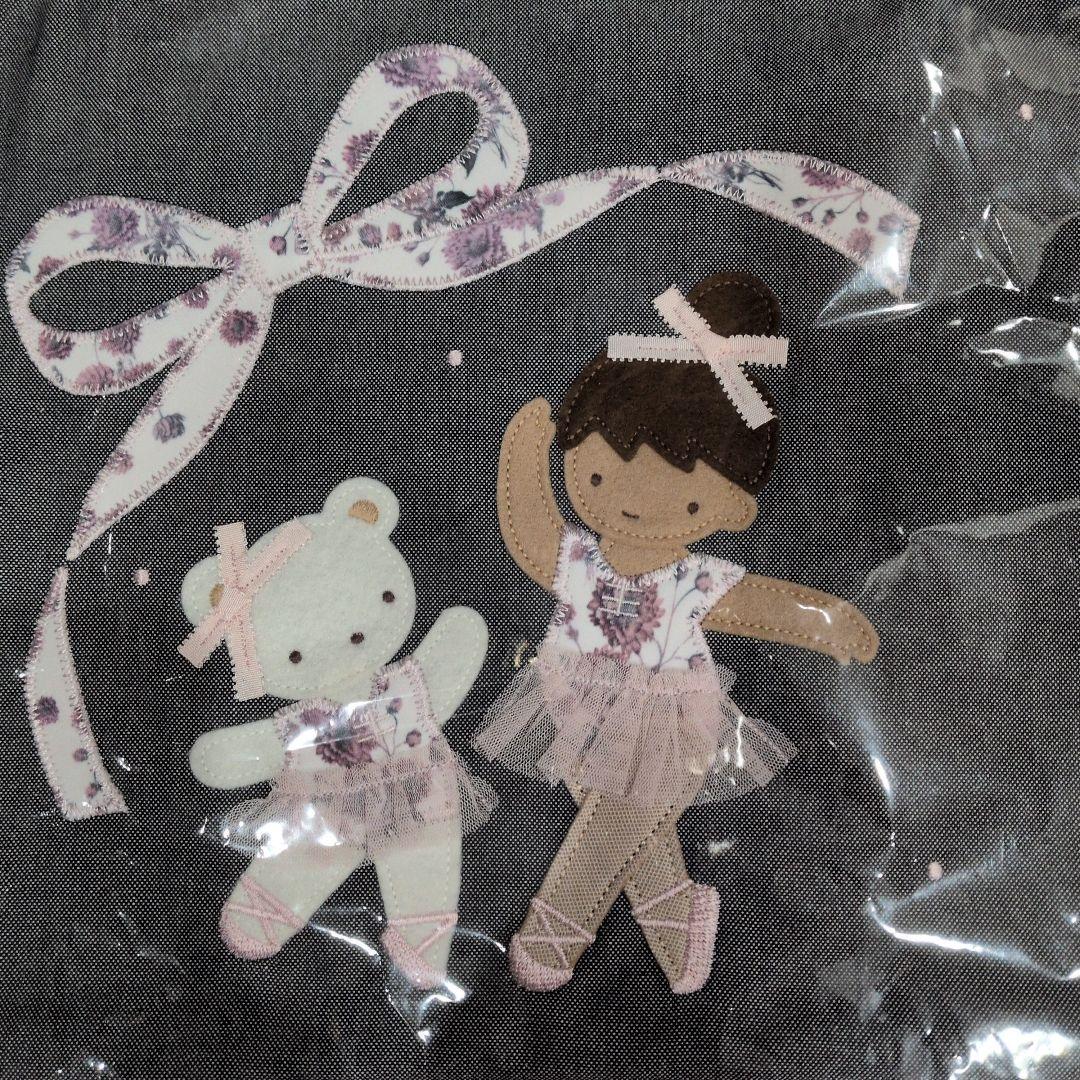 Familiar stina コラボ　デニムバッグ　トートバッグ