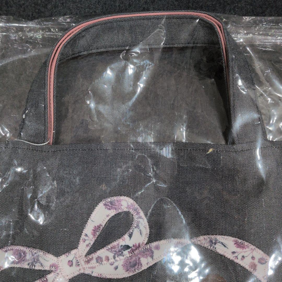 Familiar stina コラボ　デニムバッグ　トートバッグ