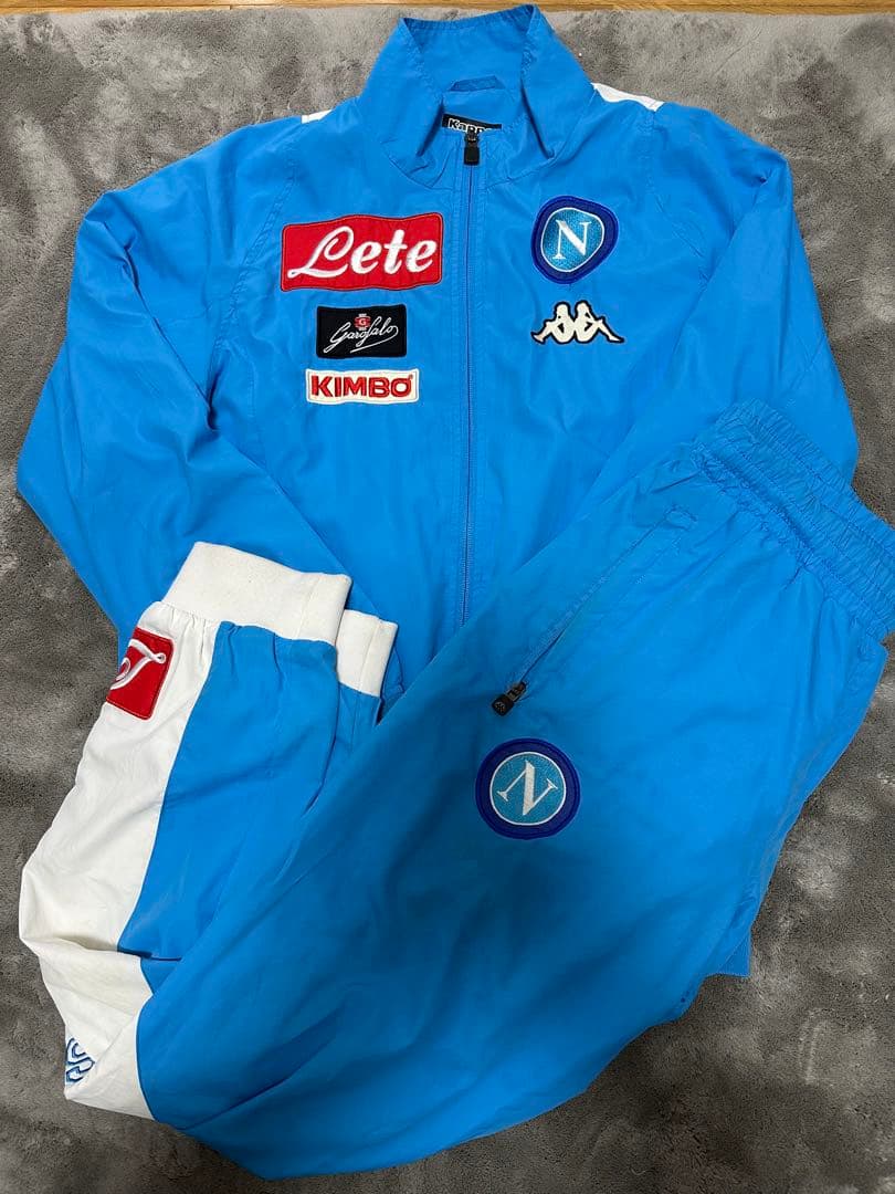 Kappa ナポリ ナポリ　ナイロントラックジャケットセットアップ