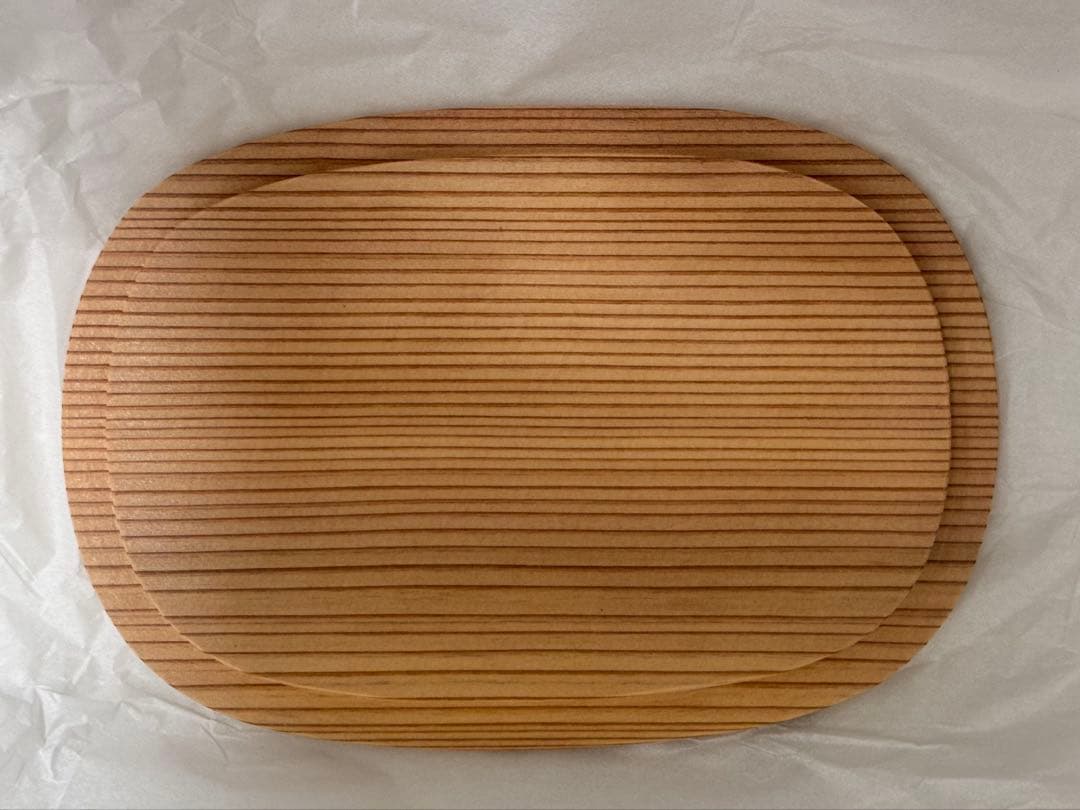 【新品未使用】柴田慶信商店　曲げわっぱ　つくし弁当箱　入れ子